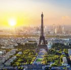 aerial view of paris